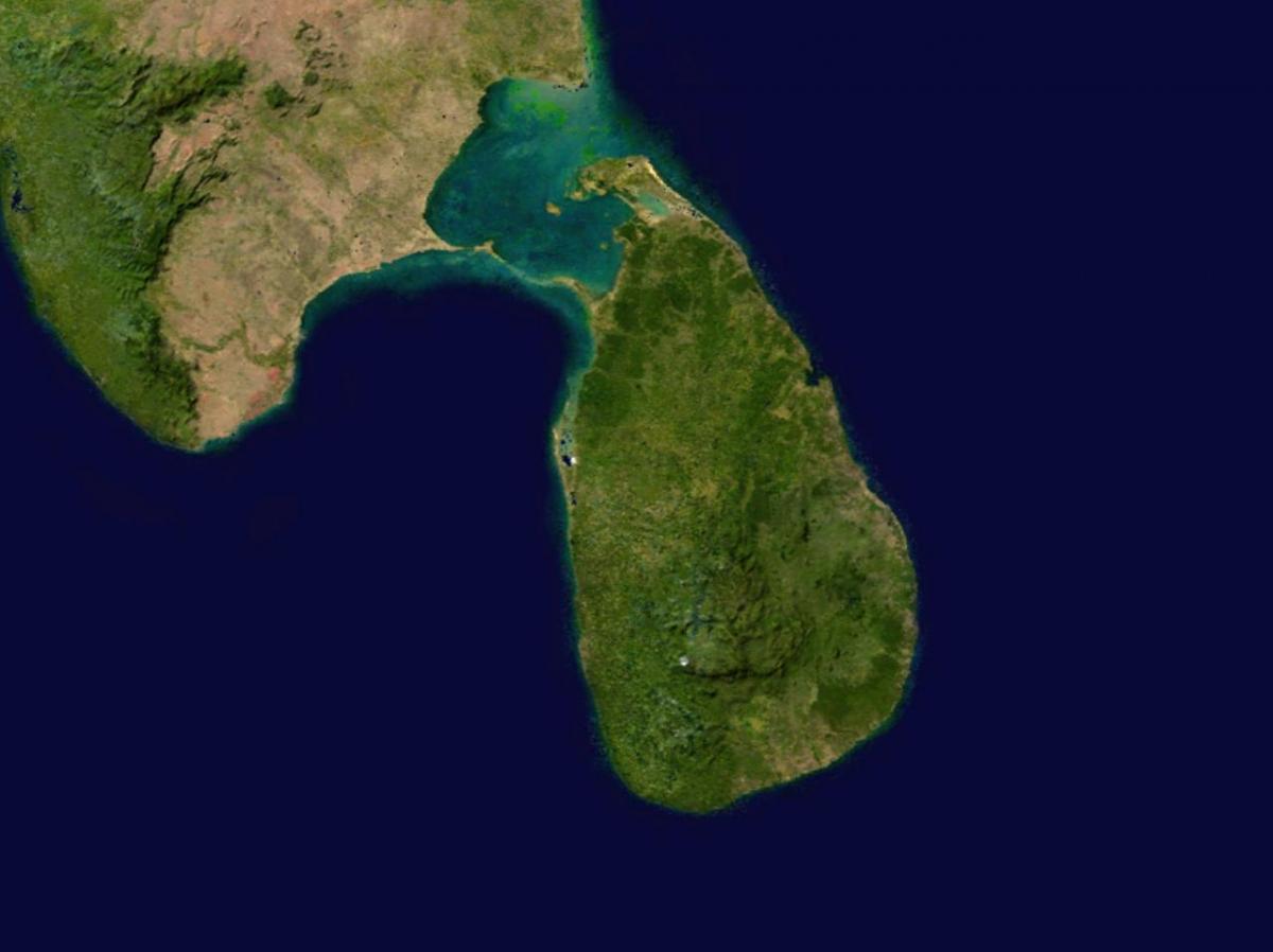 онлине сателитска карта Шри Ланке
