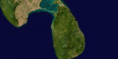 Онлине сателитска карта Шри Ланке