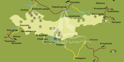 Карта Синхараджа Шри Ланка