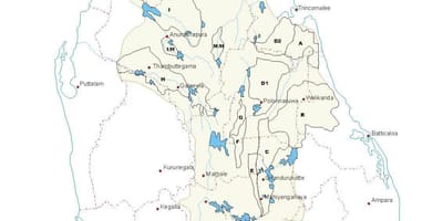Карта тенкове у Шри Ланки